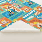 BUGS BUNNY BOUWDERS™| Patroon TR tekens Sherpa Deken (3/4)