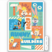 BUGS BUNNY BOUWDERS™| Patroon TR tekens Sticker (Voorkant)