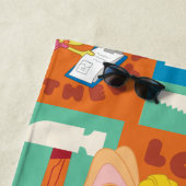 BUGS BUNNY BOUWDERS™| Patroon TR tekens Strandlaken (In situ)