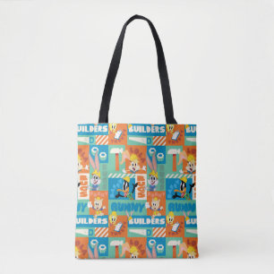 BUGS BUNNY BOUWDERS™  Patroon TR tekens Tote Bag