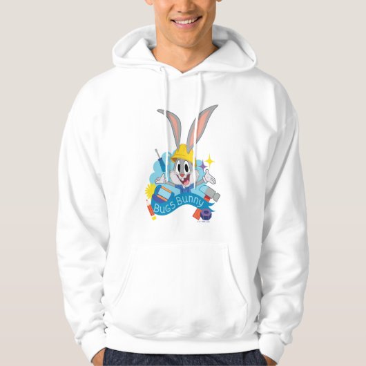BUGS BUNNY BUILDER™| BUGS BUNNY™ Character Art Hoodie (Voorkant)
