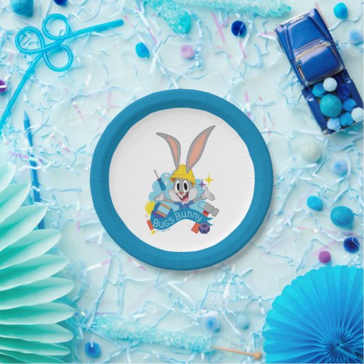 BUGS BUNNY BUILDER™| BUGS BUNNY™ Character Art Papieren Bordje (Feest)