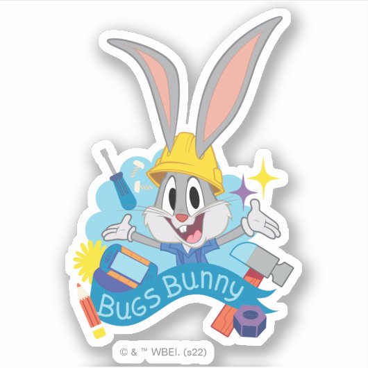 BUGS BUNNY BUILDER™| BUGS BUNNY™ Character Art Sticker (Voorkant)