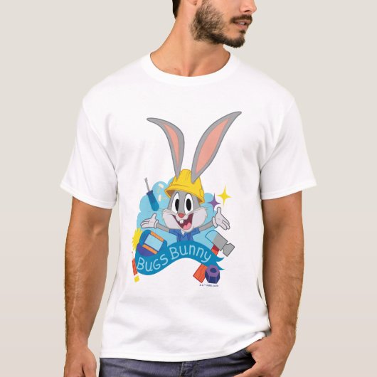 BUGS BUNNY BUILDER™| BUGS BUNNY™ Character Art T-shirt (Voorkant)