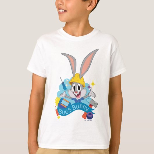 BUGS BUNNY BUILDER™| BUGS BUNNY™ Character Art T-shirt (Voorkant)