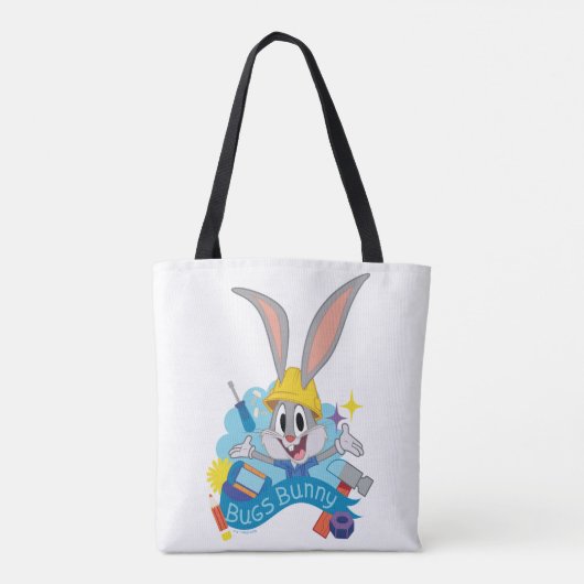 BUGS BUNNY BUILDER™| BUGS BUNNY™ Character Art Tote Bag (Achterkant)