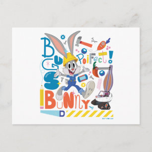 BUGS BUNNY BUILDER™  BUGS BUNNY™-werkmiddelen Briefkaart