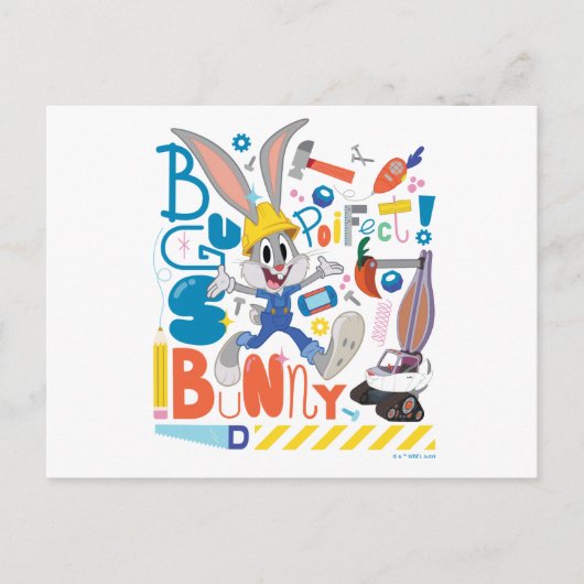 BUGS BUNNY BUILDER™| BUGS BUNNY™-werkmiddelen Briefkaart (Voorkant)