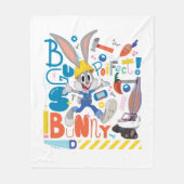 BUGS BUNNY BUILDER™| BUGS BUNNY™-werkmiddelen Fleece Deken (Voorkant)