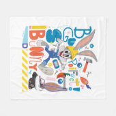 BUGS BUNNY BUILDER™| BUGS BUNNY™-werkmiddelen Fleece Deken (Voorkant (Horizontaal))