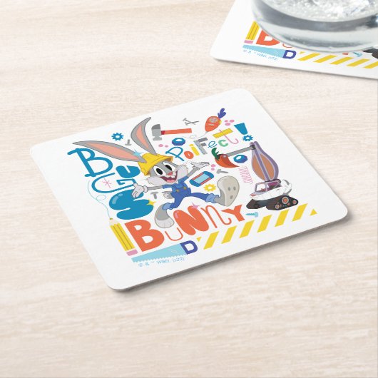 BUGS BUNNY BUILDER™| BUGS BUNNY™-werkmiddelen Kartonnen Onderzetters (Schuin)