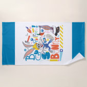 BUGS BUNNY BUILDER™| BUGS BUNNY™-werkmiddelen Strandlaken (Voorkant)