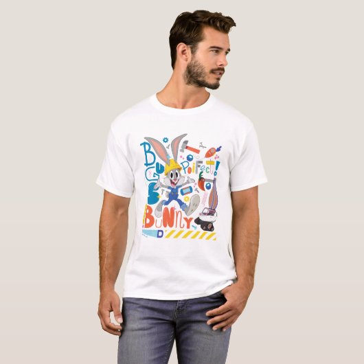 BUGS BUNNY BUILDER™| BUGS BUNNY™-werkmiddelen T-shirt (Voorkant volledig)