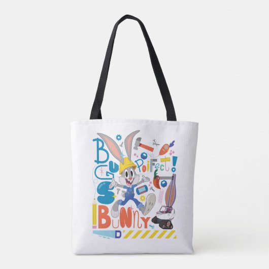 BUGS BUNNY BUILDER™| BUGS BUNNY™-werkmiddelen Tote Bag (Achterkant)