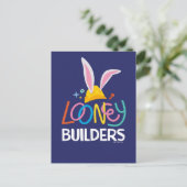 BUGS BUNNY BUILDER™| Logo met hard Pet gestapeld Briefkaart (Staand voorkant)