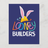 BUGS BUNNY BUILDER™| Logo met hard Pet gestapeld Briefkaart (Voorkant)