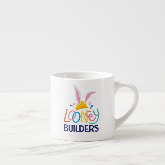 BUGS BUNNY BUILDER™| Logo met hard Pet gestapeld Espresso Kop (Rechts)