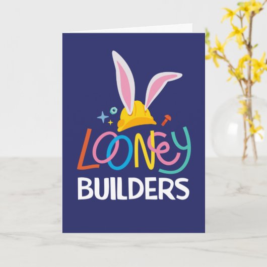 BUGS BUNNY BUILDER™| Logo met hard Pet gestapeld Kaart (Gele Bloem)