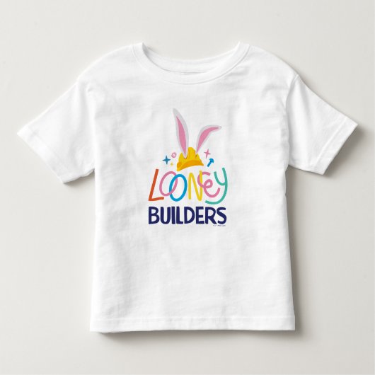 BUGS BUNNY BUILDER™| Logo met hard Pet gestapeld Kinder Shirts (Voorkant)