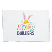 BUGS BUNNY BUILDER™| Logo met hard Pet gestapeld Kussensloop (Voorkant)