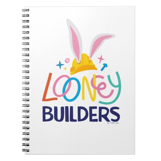 BUGS BUNNY BUILDER™| Logo met hard Pet gestapeld Notitieboek (Voorkant)