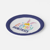 BUGS BUNNY BUILDER™| Logo met hard Pet gestapeld Papieren Bordje (Gekanteld)