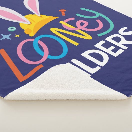 BUGS BUNNY BUILDER™| Logo met hard Pet gestapeld Sherpa Deken (3/4)