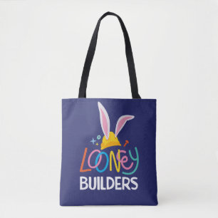 BUGS BUNNY BUILDER™ Logo met hard Pet gestapeld Tote Bag