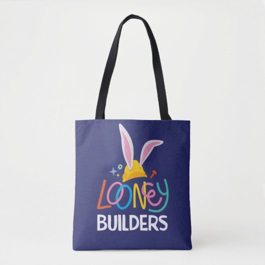 BUGS BUNNY BUILDER™| Logo met hard Pet gestapeld Tote Bag (Voorkant)