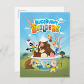 BUGS BUNNY BUILDER™| Looney Builders Ice Cream Briefkaart (Voorkant / Achterkant)