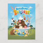 BUGS BUNNY BUILDER™| Looney Builders Ice Cream Briefkaart (Voorkant)