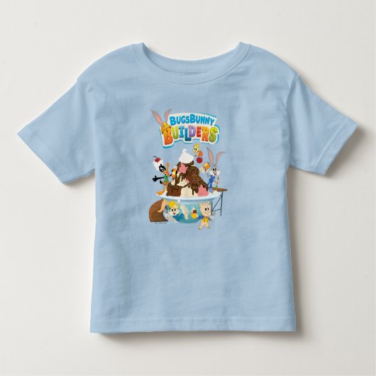 BUGS BUNNY BUILDER™| Looney Builders Ice Cream Kinder Shirts (Voorkant)