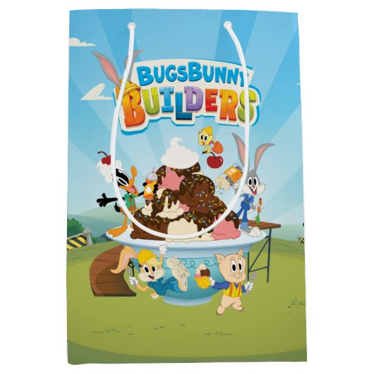 BUGS BUNNY BUILDER™| Looney Builders Ice Cream Medium Cadeauzakje (Voorkant)