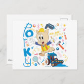 BUGS BUNNY BUILDER™| Porky Pig Work Tools Briefkaart (Voorkant / Achterkant)