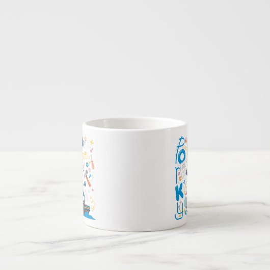 BUGS BUNNY BUILDER™| Porky Pig Work Tools Espresso Kop (Voorkant)