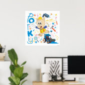 BUGS BUNNY BUILDER™| Porky Pig Work Tools Poster (Thuiskantoor)