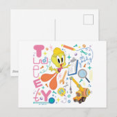BUGS BUNNY BUILDER™| TWEETY™-werkmiddelen Briefkaart (Voorkant / Achterkant)