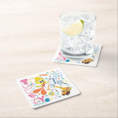 BUGS BUNNY BUILDER™| TWEETY™-werkmiddelen Kartonnen Onderzetters (Insitu)