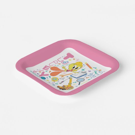 BUGS BUNNY BUILDER™| TWEETY™-werkmiddelen Papieren Bordje (Gebogen)