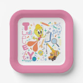 BUGS BUNNY BUILDER™| TWEETY™-werkmiddelen Papieren Bordje (Voorkant)