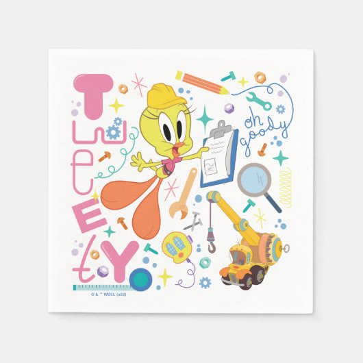 BUGS BUNNY BUILDER™| TWEETY™-werkmiddelen Servet (Voorkant)