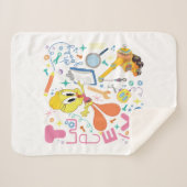 BUGS BUNNY BUILDER™| TWEETY™-werkmiddelen Sherpa Deken (Voorkant (horizontaal))