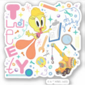 BUGS BUNNY BUILDER™| TWEETY™-werkmiddelen Sticker (Voorkant)