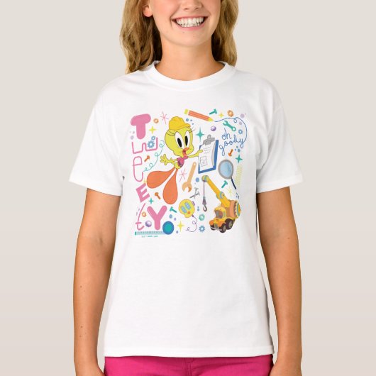 BUGS BUNNY BUILDER™| TWEETY™-werkmiddelen T-shirt (Voorkant)