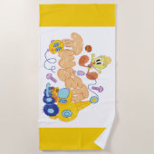 BUGS BUNNY BUILDERS™| 2000-Schets Strandlaken (Voorkant)