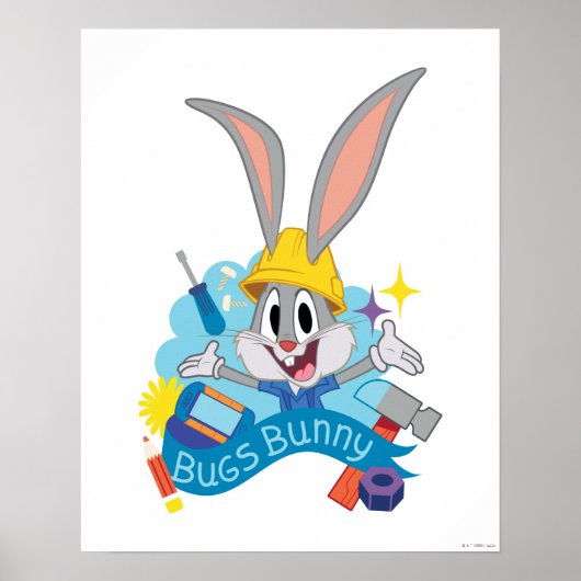 BUGS BUNNY BUILDERS™| BUGS BUNNY™ Karakterontwerp Poster (Voorkant)