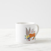 BUGS BUNNY BUILDERS™| BUGS BUNNY™-kettingkunst Espresso Kop (Voorkant rechts)