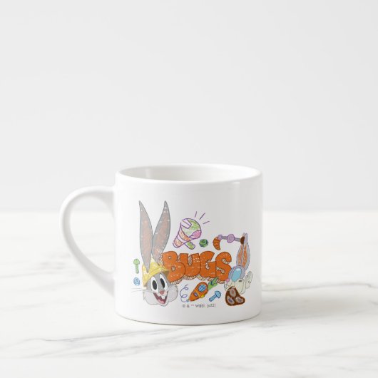 BUGS BUNNY BUILDERS™| BUGS BUNNY™-kettingkunst Espresso Kop (Links)