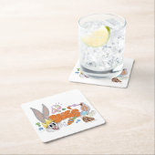 BUGS BUNNY BUILDERS™| BUGS BUNNY™-kettingkunst Kartonnen Onderzetters (Insitu)