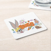 BUGS BUNNY BUILDERS™| BUGS BUNNY™-kettingkunst Kartonnen Onderzetters (Schuin)